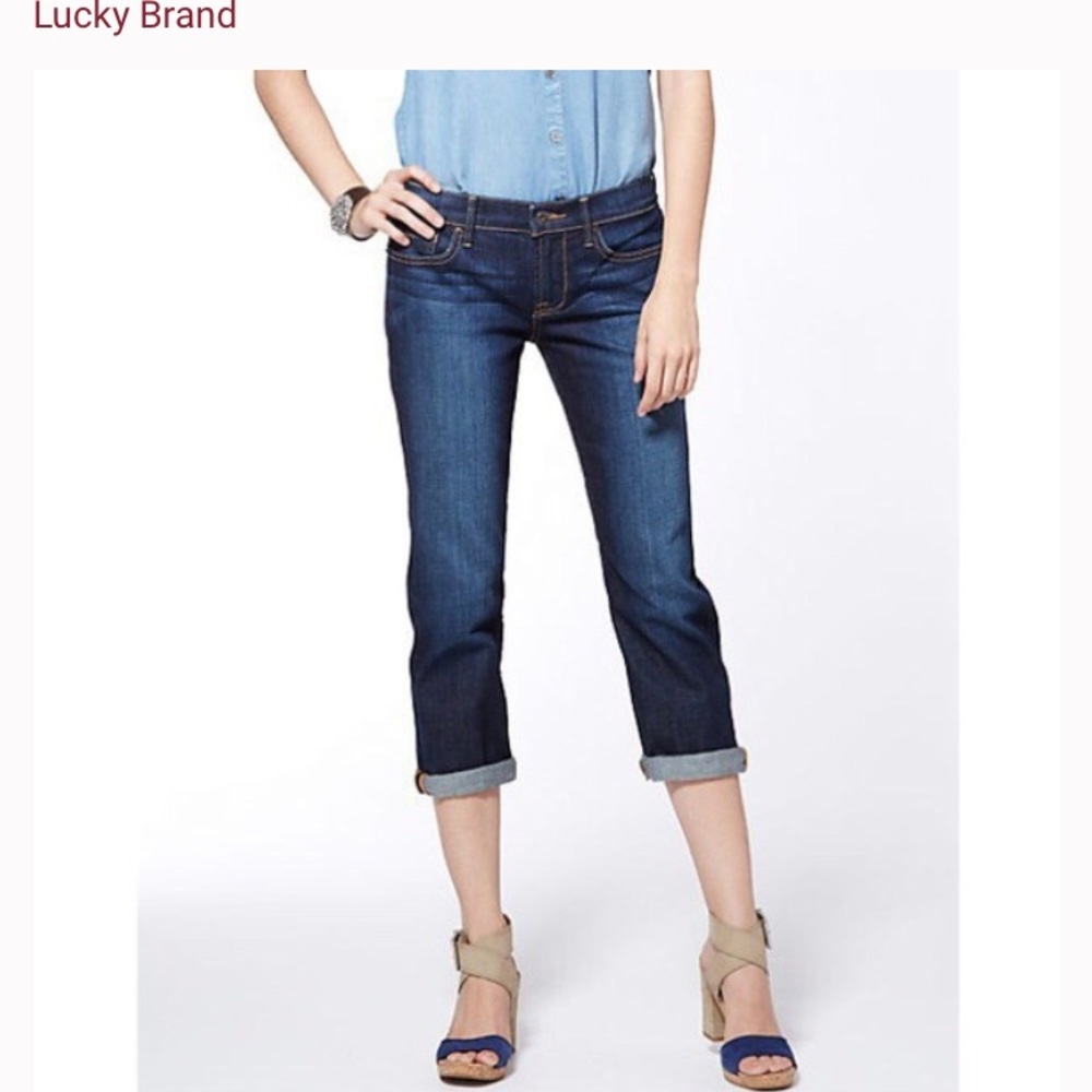 Lucky Brand Dark Blue Ankle Jeans